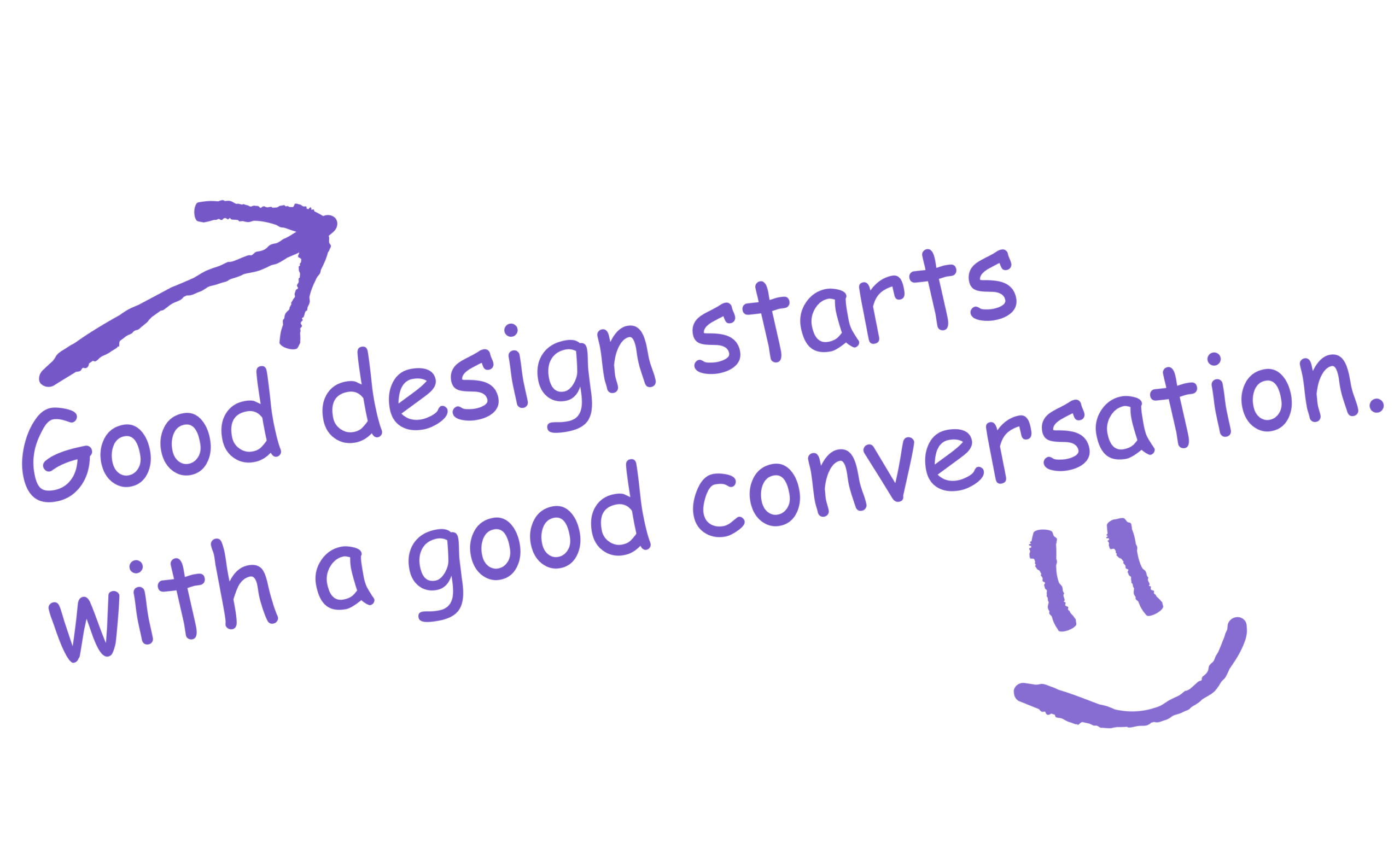 Good design starts with a good conversation