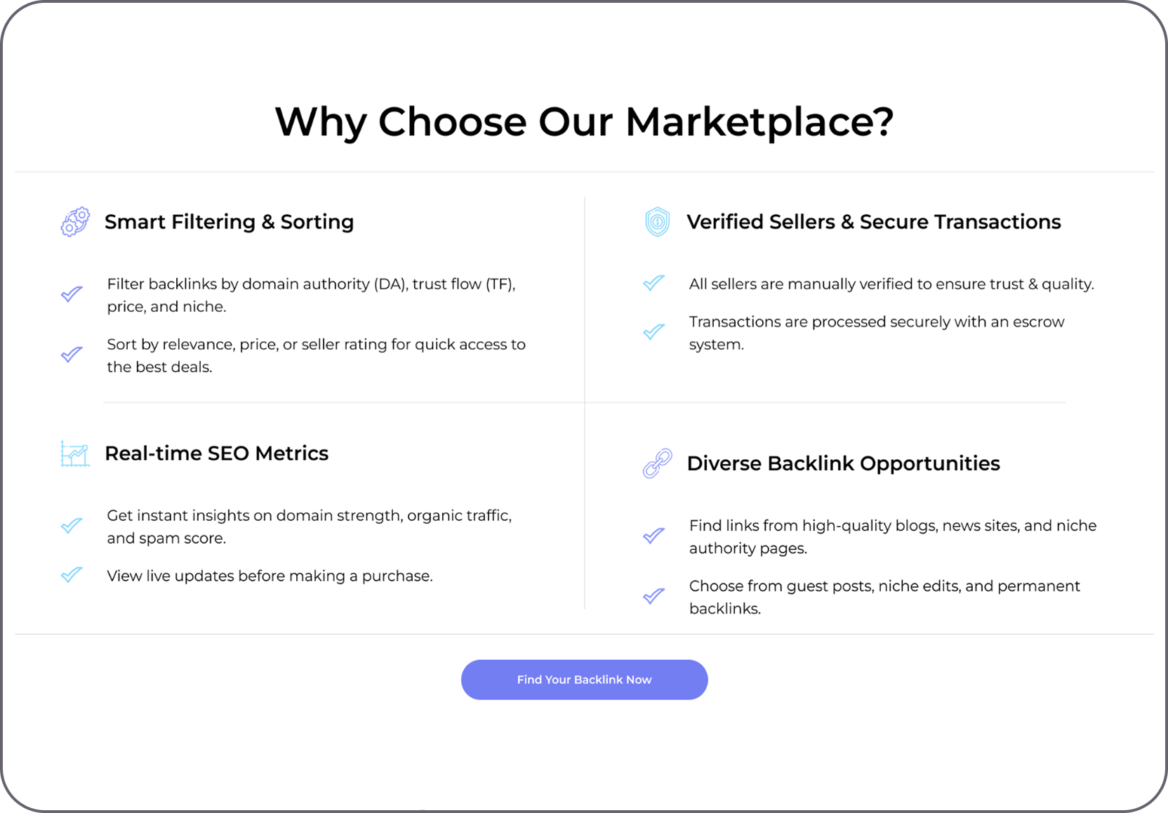 LinkPlanner key screen